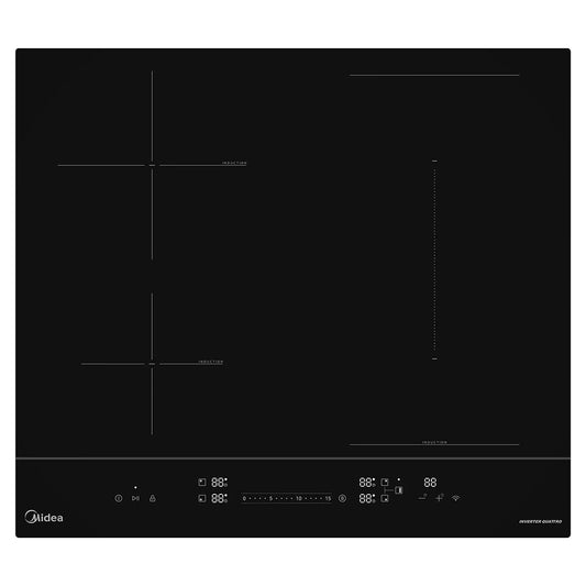 Placa Indução MIDEA MIH744BE325GK | 5 Zonas, Touch Control