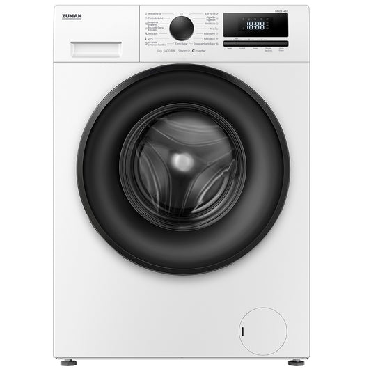 Máquina de Lavar Roupa ZUMAN MR0814B1 | 8 kg | 1400 rpm | Classe A