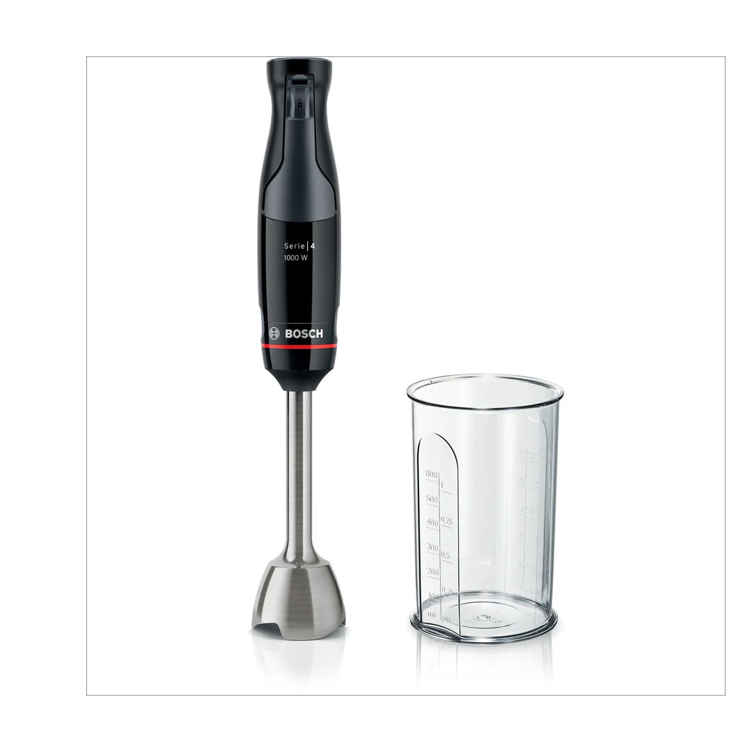 Varinha Mágica BOSCH MSM4B610 | 1000W, Pé Inox, QuattroBlade