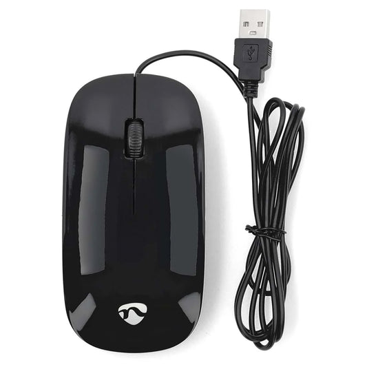 Rato NEDIS Rato C/fio 3 Botoes | 800/1200/1600/2400 dpi, 3 botões