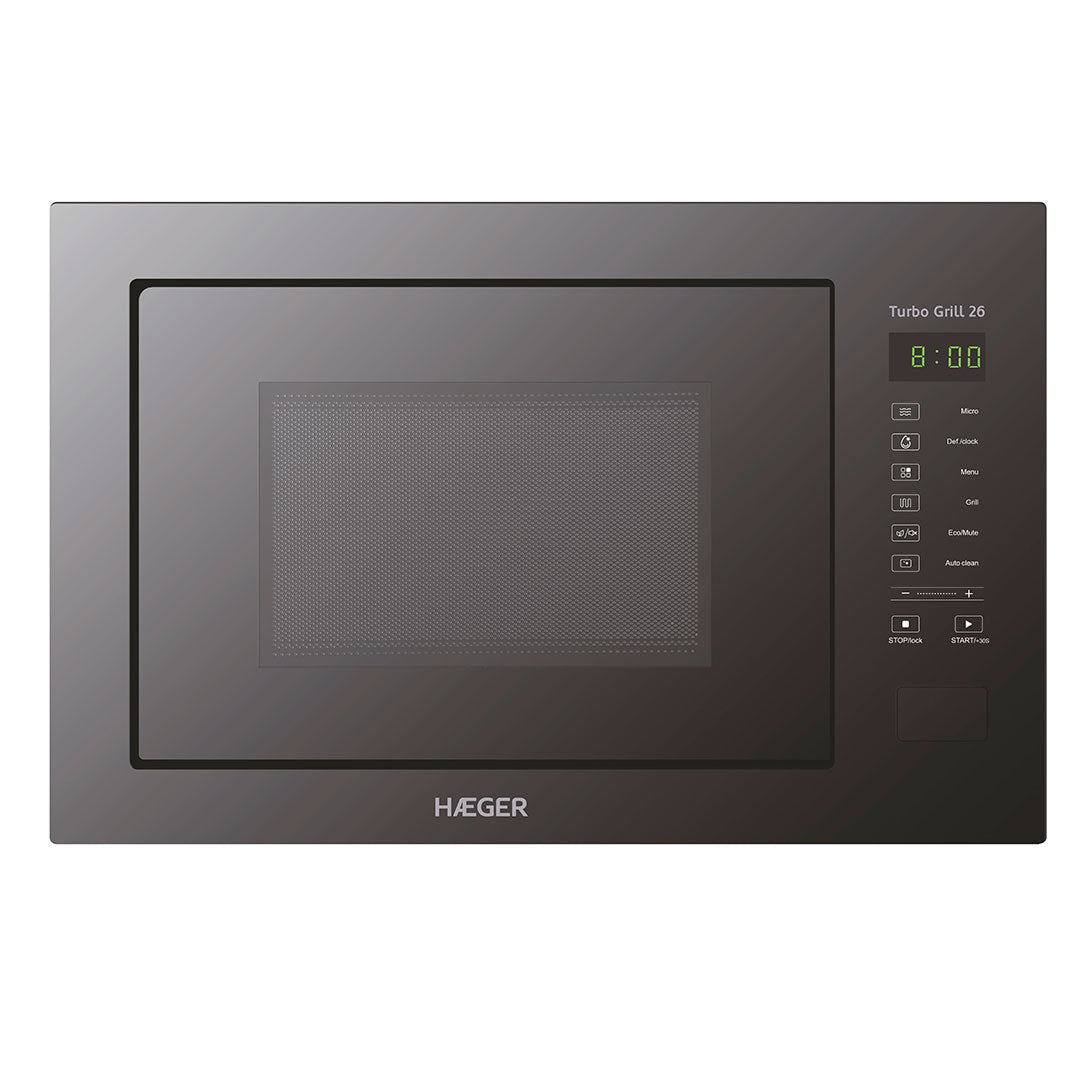 Micro-ondas Encastre Haeger TURBOGRILL26 | 26L, Grill, 850W