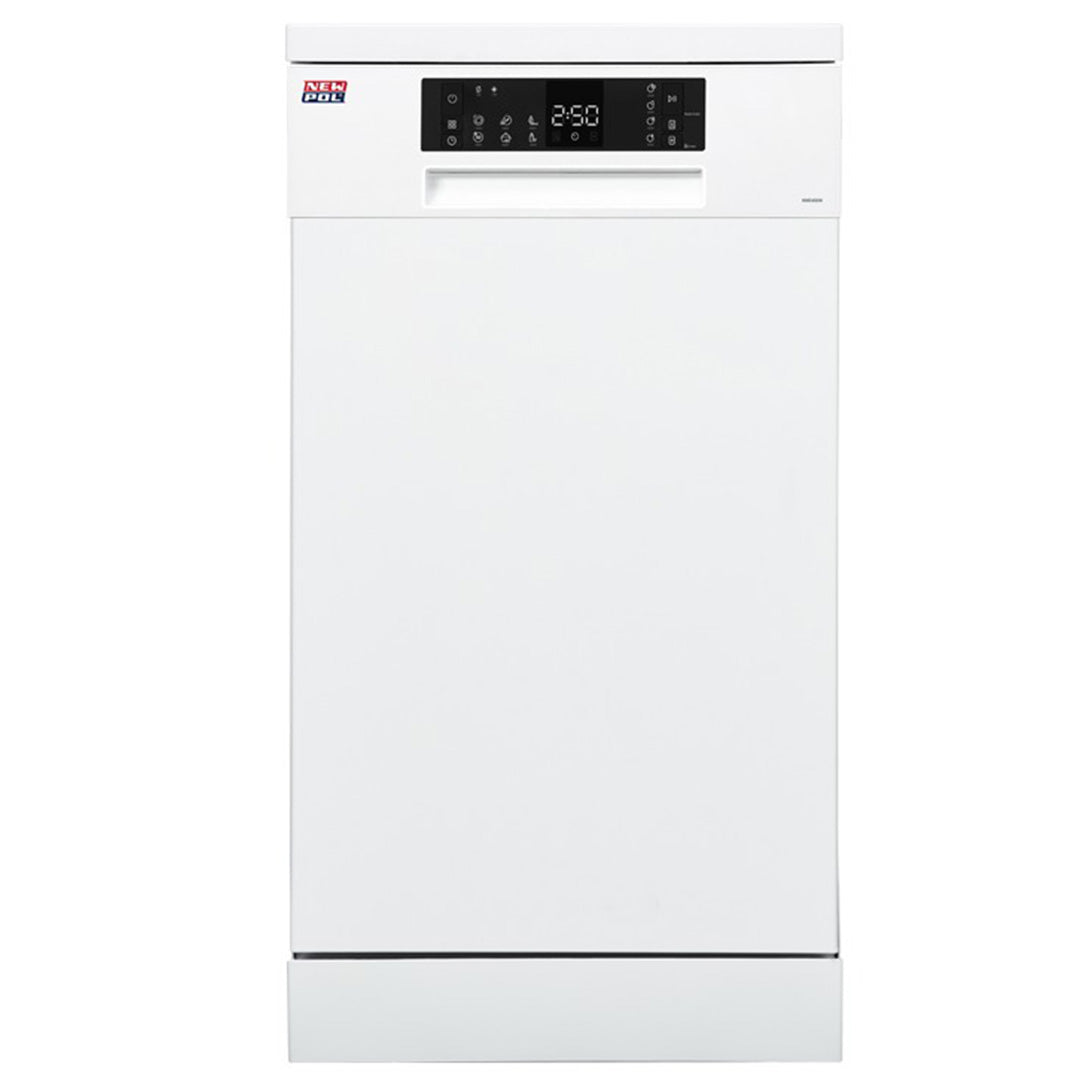 Máquina de Lavar Loiça New Pol NWD456W | 10 talheres, Classe E
