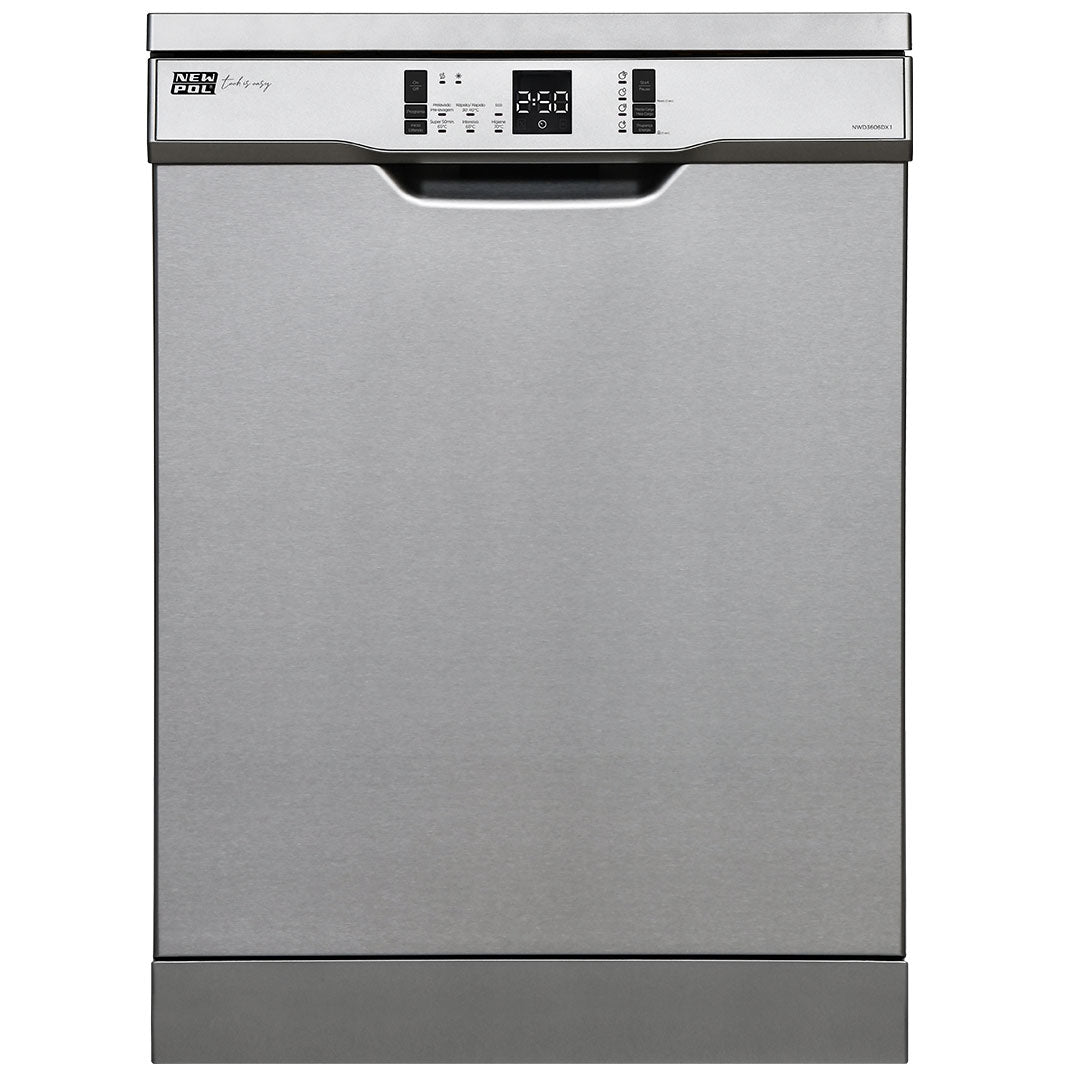 Máquina de Lavar Loiça New Pol NWD605DX1 | 12 talheres, Classe E