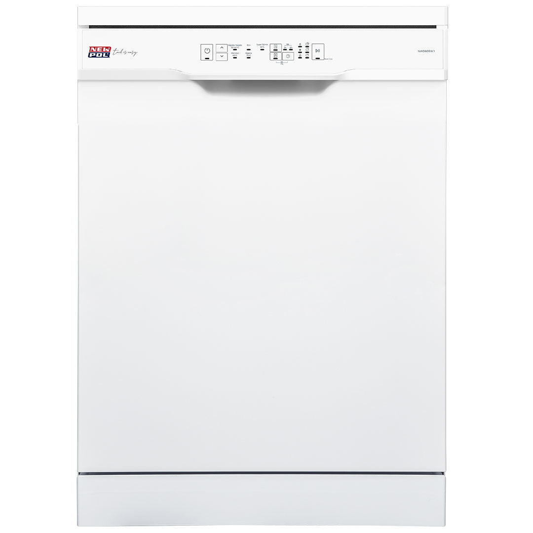 Máquina de Lavar Loiça New Pol NWD605W.1 | 12 talheres, Classe E
