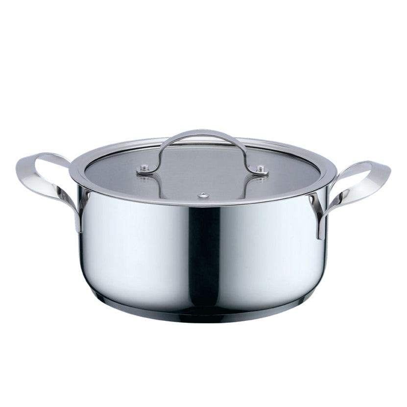 Panela De Cozinha Haeger Inox Pot 18h | Diâmetro 18cm, Aço Inoxidável