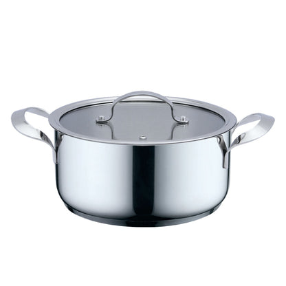 Panela De Cozinha Haeger Inox Pot 18h | Diâmetro 18cm, Aço Inoxidável