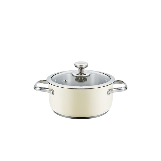 Panela de Cozinha Haeger Pastel Pot 18h | Diâmetro 18 cm, Inox