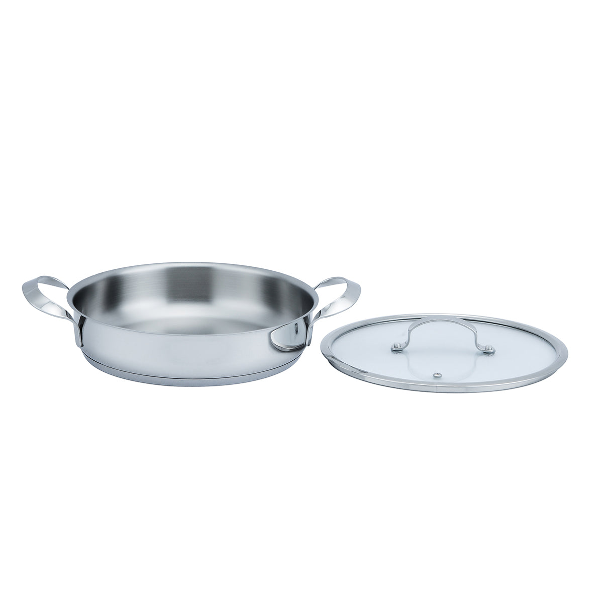 Panela de Cozinha Haeger Inox Pot 24L | Diâmetro 24 cm, Tampa de Vidro
