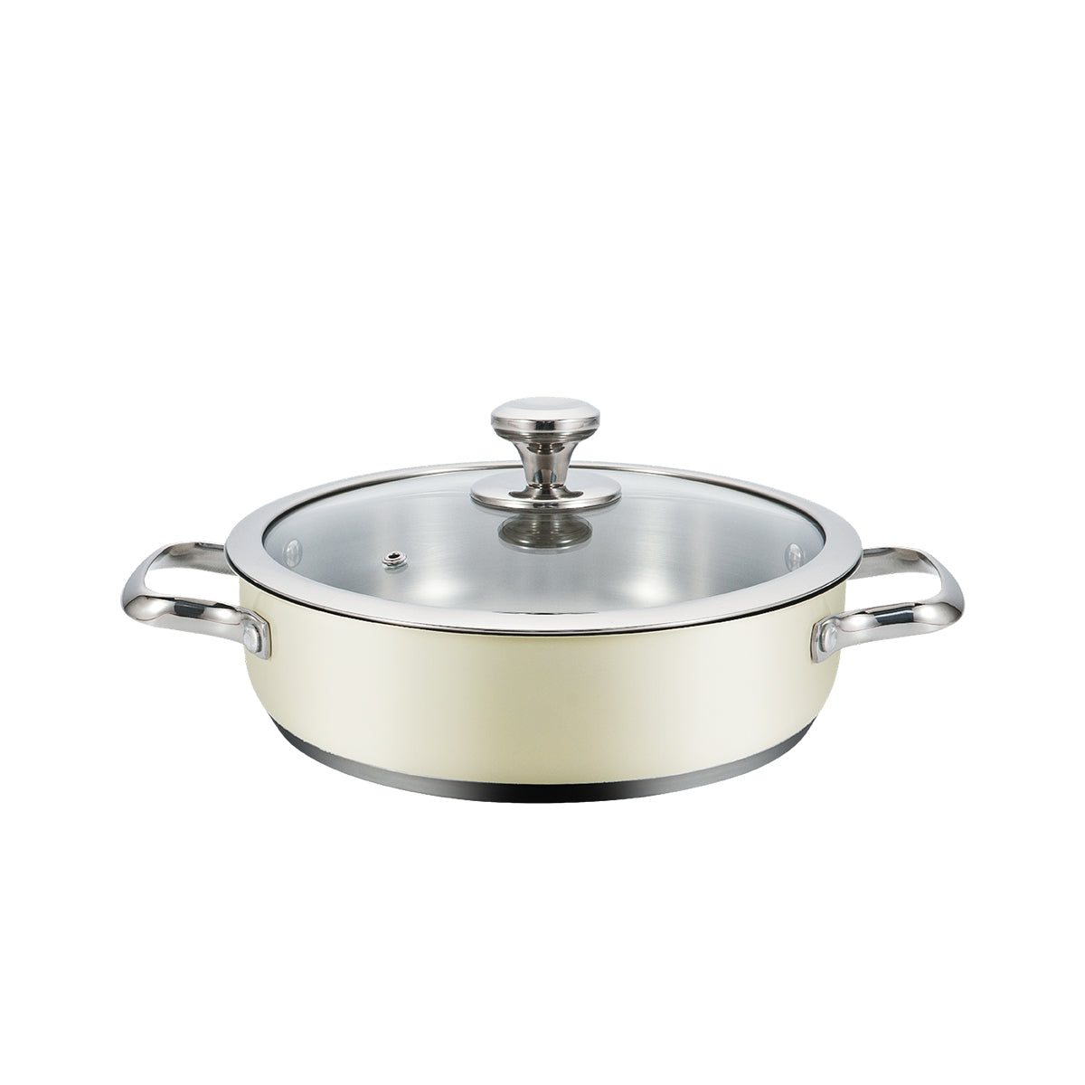 Panela De Cozinha Haeger Pastel Pot 24l - Diâmetro 24 Cm | Inox, Alta Qualidade