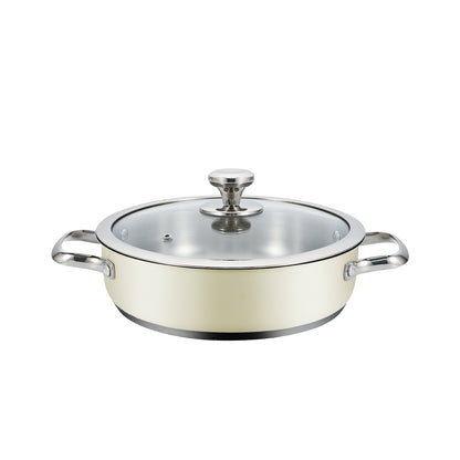 Panela De Cozinha Haeger Pastel Pot 24l - Diâmetro 24 Cm | Inox, Alta Qualidade