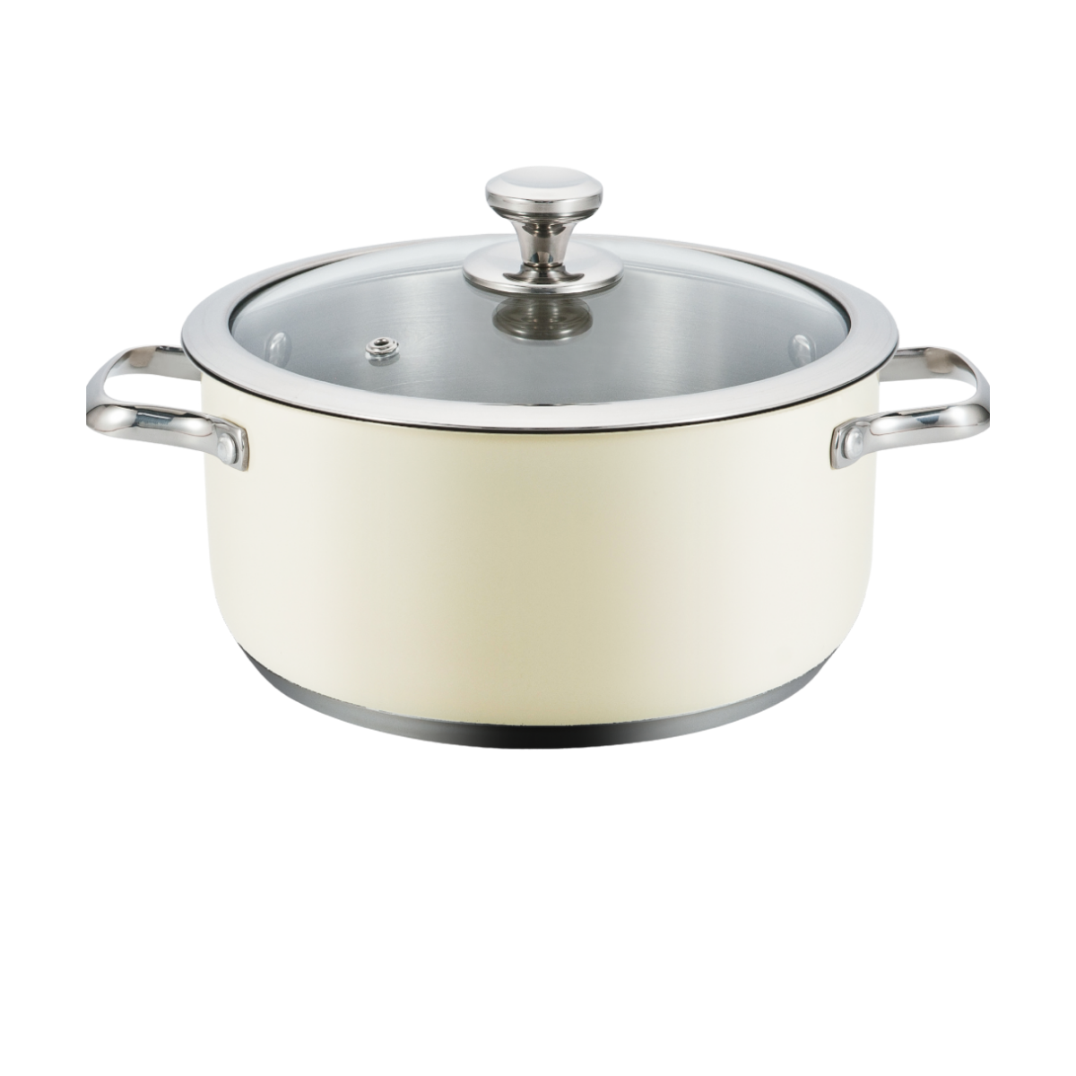 Panela de Cozinha Haeger Pastel Pot 32h | Diâmetro 32 cm, Inox, Tampa Vidro
