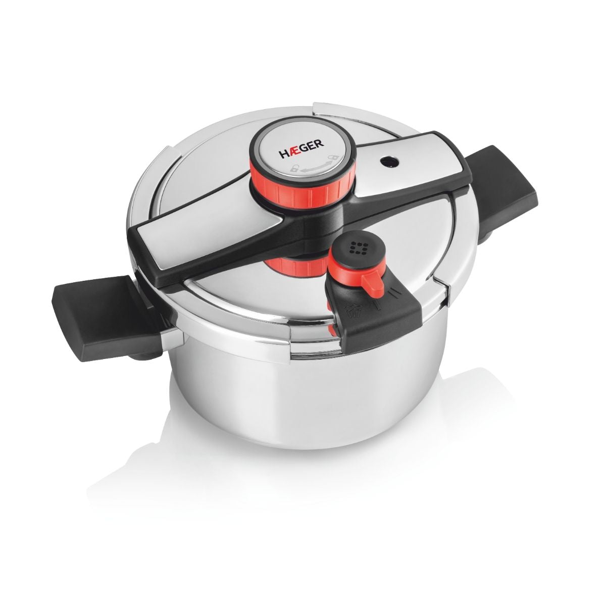 Panela de Pressão Haeger Easy Cooker 2 In 1 8L | Diâmetro 24 cm, Inox