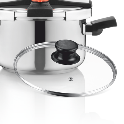 Panela de Pressão Haeger Easy Cooker 2 In 1 8L | Diâmetro 24 cm, Inox
