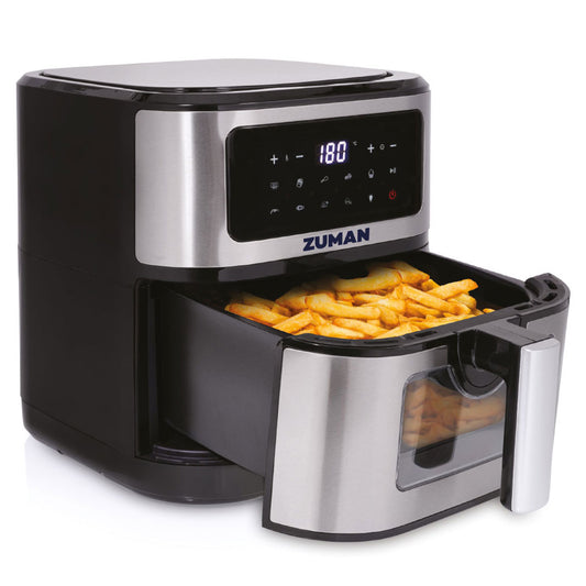 Fritadeira Zuman 7LT 1800W | 10 Programas, 50-200ºC, 1-60min