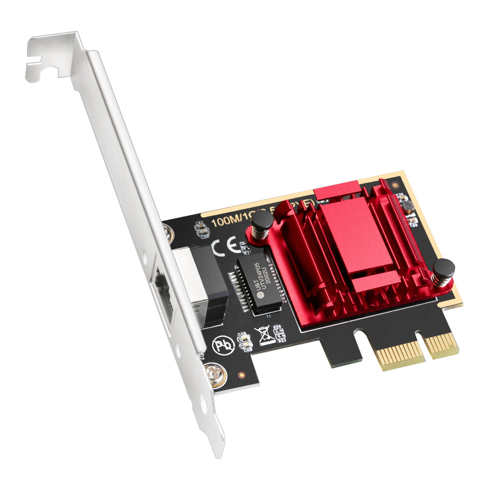 Adaptador de Rede Cudy PE25 | 2.5 Gbps, PCIe, RJ45