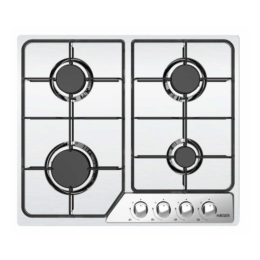 Placa a Gás Haeger PG4GI010A | 4 Queimadores, Inox, 7.0kW