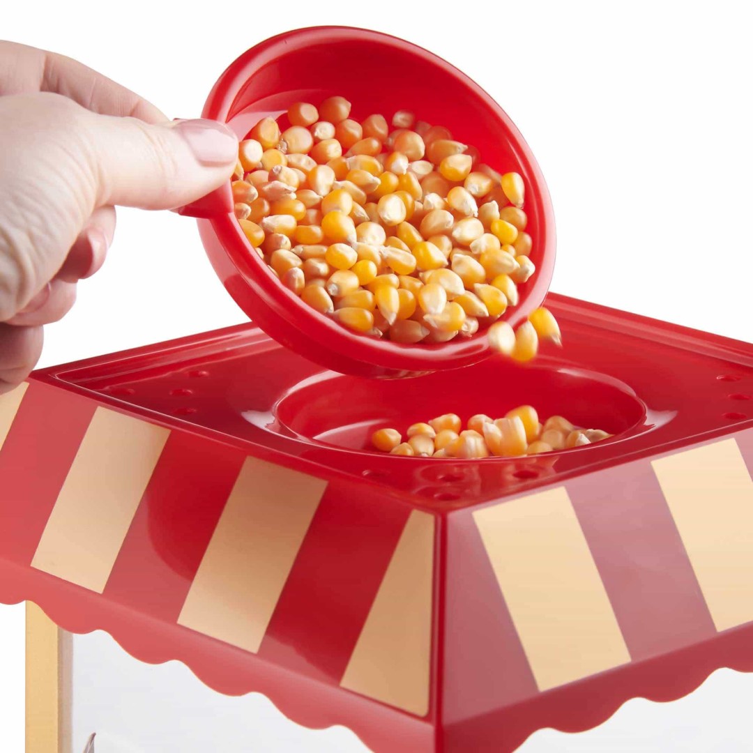 Máquina de Pipocas Haeger Popper | 1200W, Ar Quente, Vintage