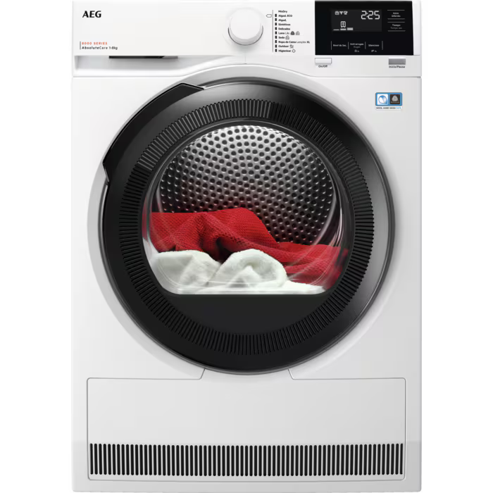 Secador de Roupa AEG TR818A4OB | 8kg, Bomba de Calor, Classe C