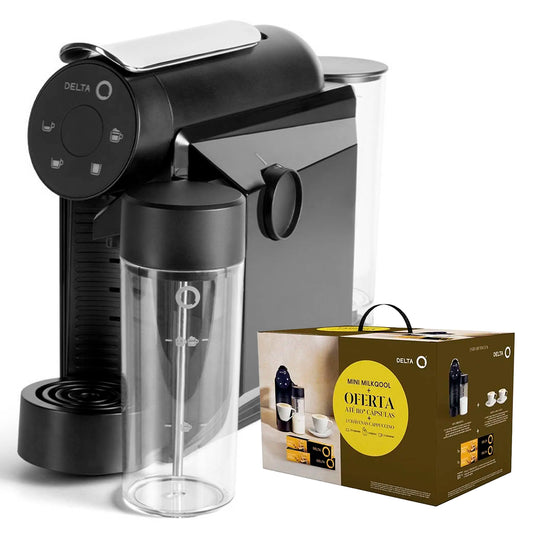 Máquina de Café Cápsulas DELTA Q Mini MilkQool | 0.6L, 1200W