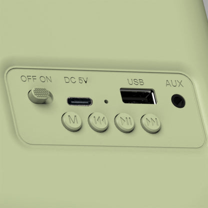 Rádio FM Vintage Haeger Retro Bluetooth | 12h Autonomia, USB, AUX, Bluetooth