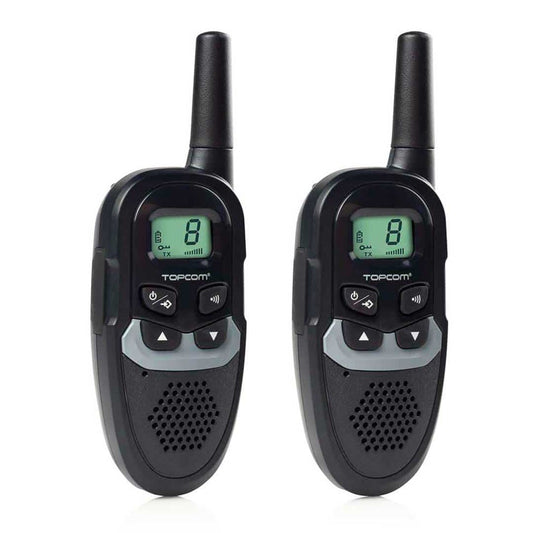 Walkie Talkie Topcom RC-6410 | 8 Canais, 6km Alcance, Duo Pack