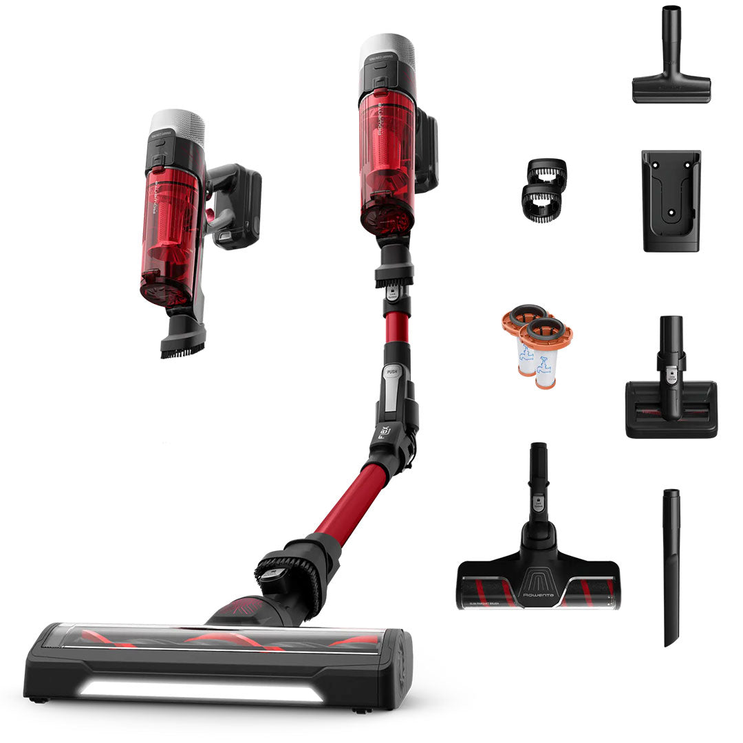 Aspirador Vertical Rowenta X Force Flex 9.6 | Sem fios, 45min, 100 Air Watts