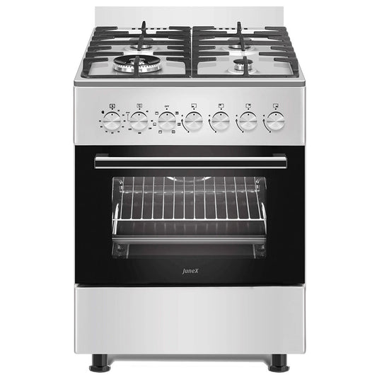 Fogão a Gás Junex RL778XEB | 4 queimadores, Forno Elétrico, 250 ºC