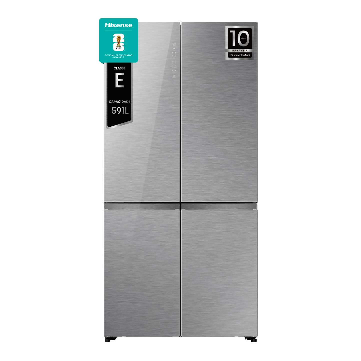 Frigorífico Americano Hisense RQ5P605NSVE | 591L, No Frost, Classe E