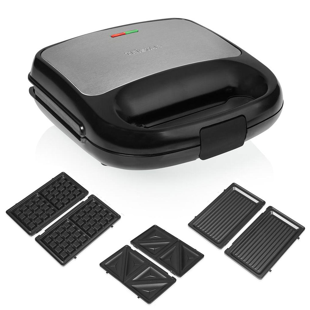 Sandwicheira 3 em 1 TRISTAR SA-3071 | 750W, Placas Grelha e Waffle