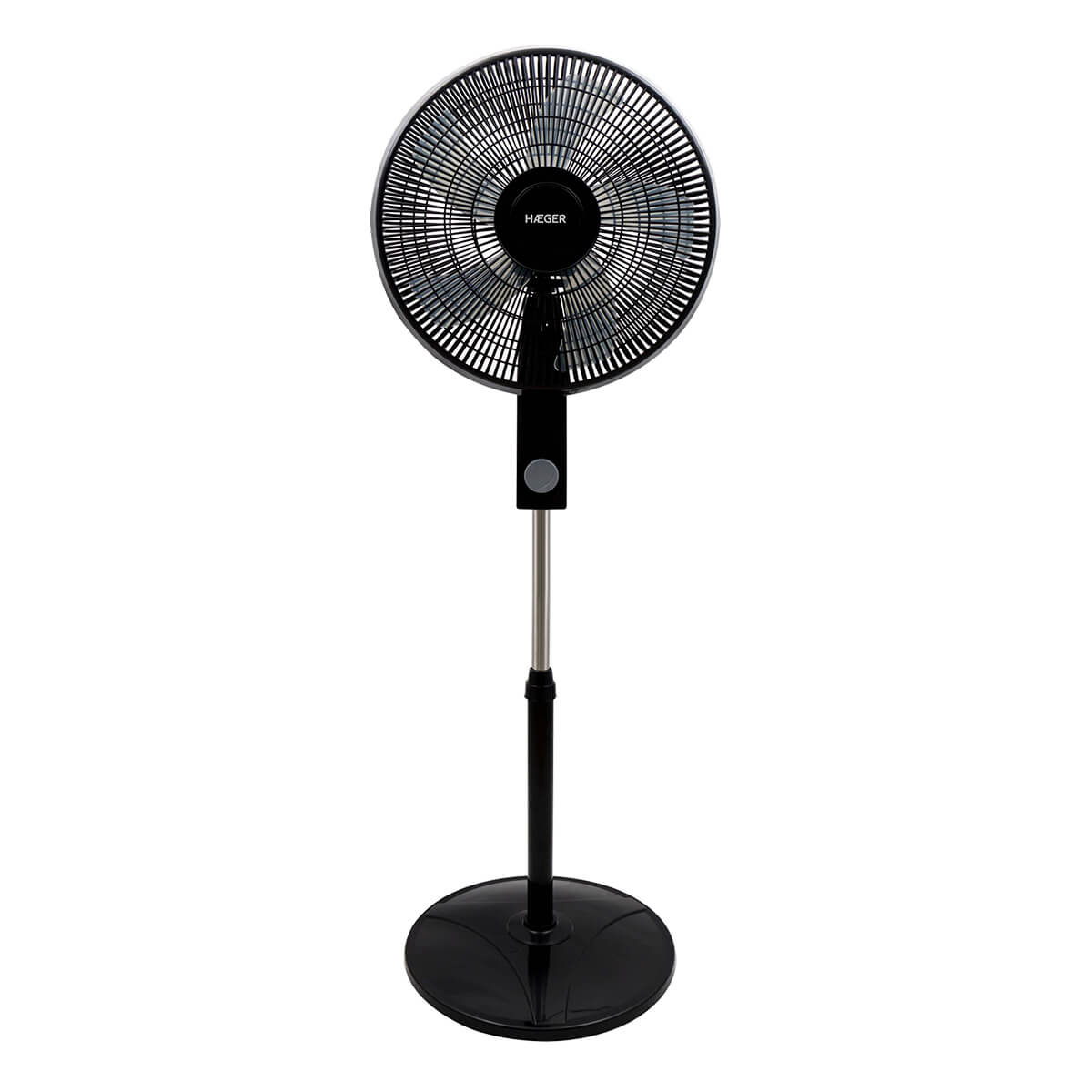 Ventoinha de Pé Haeger Smooth Wind | 45W, 3 Velocidades, 40 cm, Preto