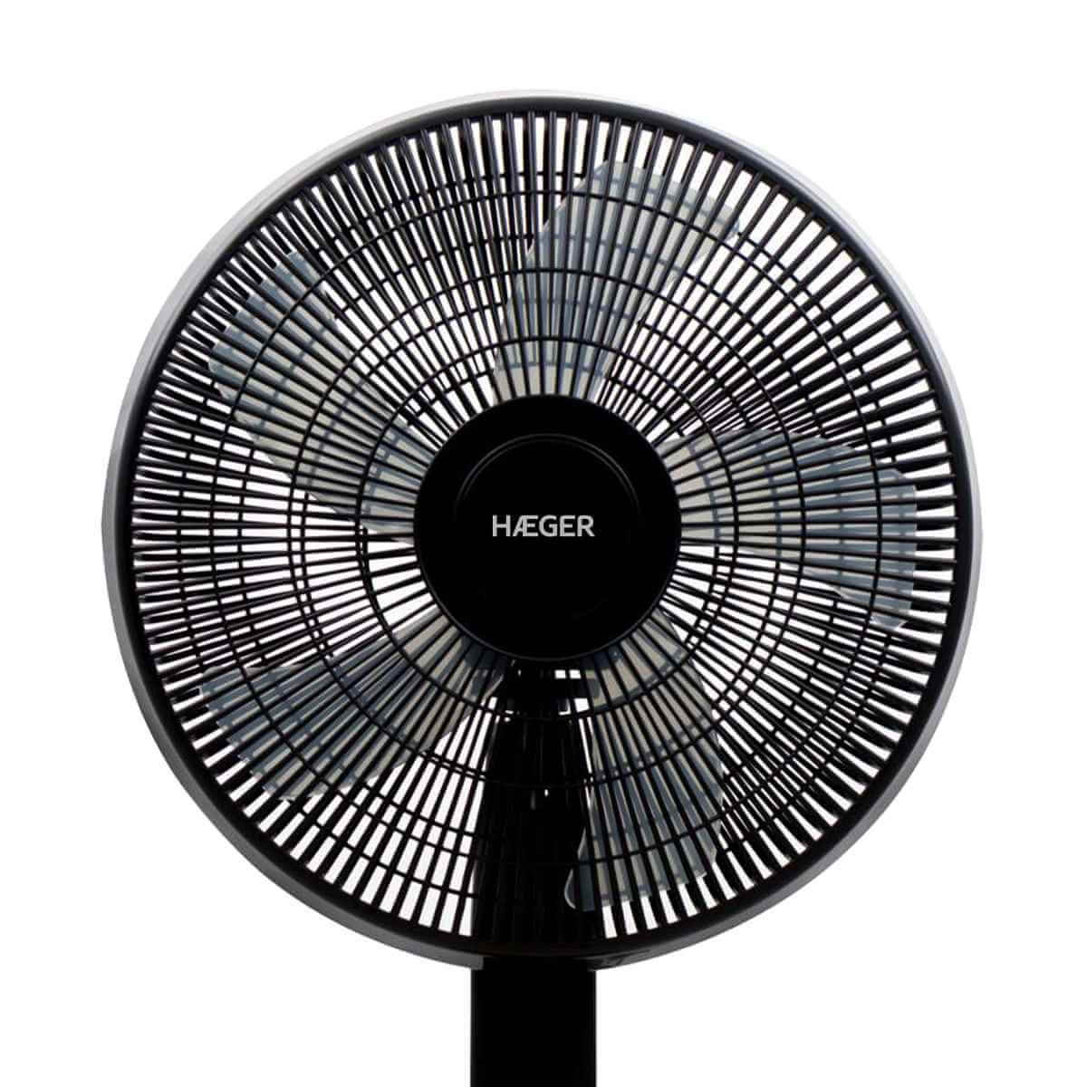 Ventoinha de Pé Haeger Smooth Wind | 45W, 3 Velocidades, 40 cm, Preto