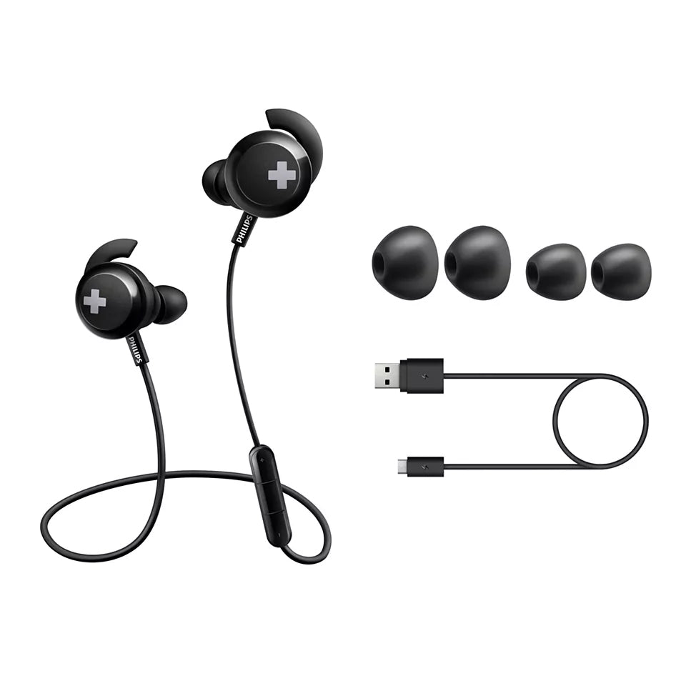 Auscultadores Philips TAPH805 | Bluetooth, Noise Canceling, Preto