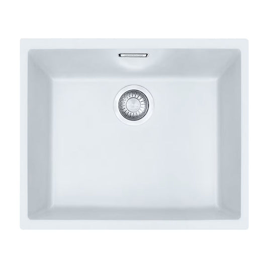 Cuba FRANKE SID 110-50 | Instalação Inferior, Tectonite, Branco Polar