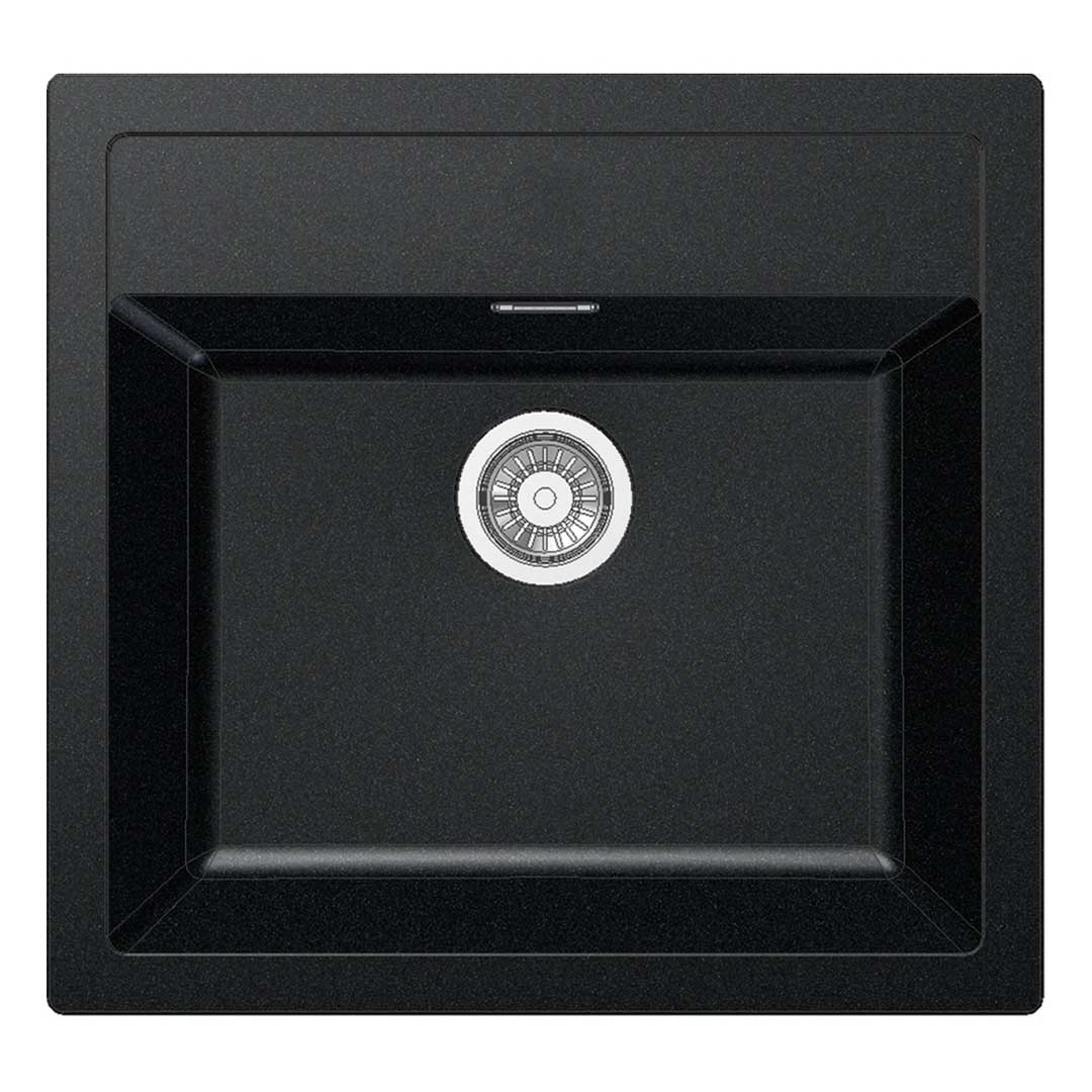 Lava-loiça Franke Banca Tectonite 610 50 1140361524 | 60 cm, Preto