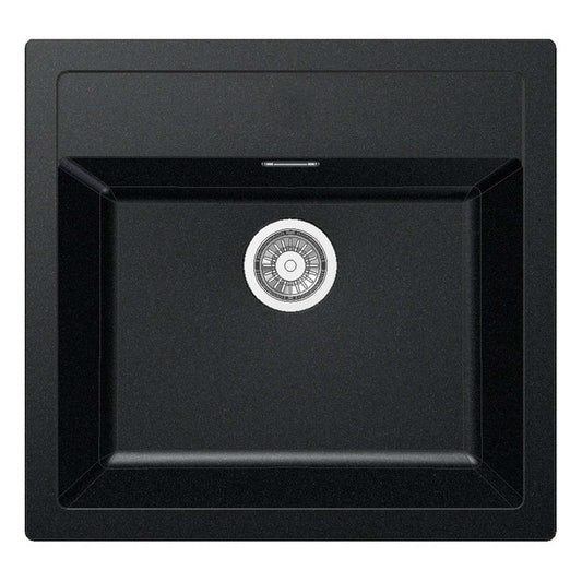 Lava-loiça Franke Banca Tectonite 610 50 1140361524 | 60 cm, Preto