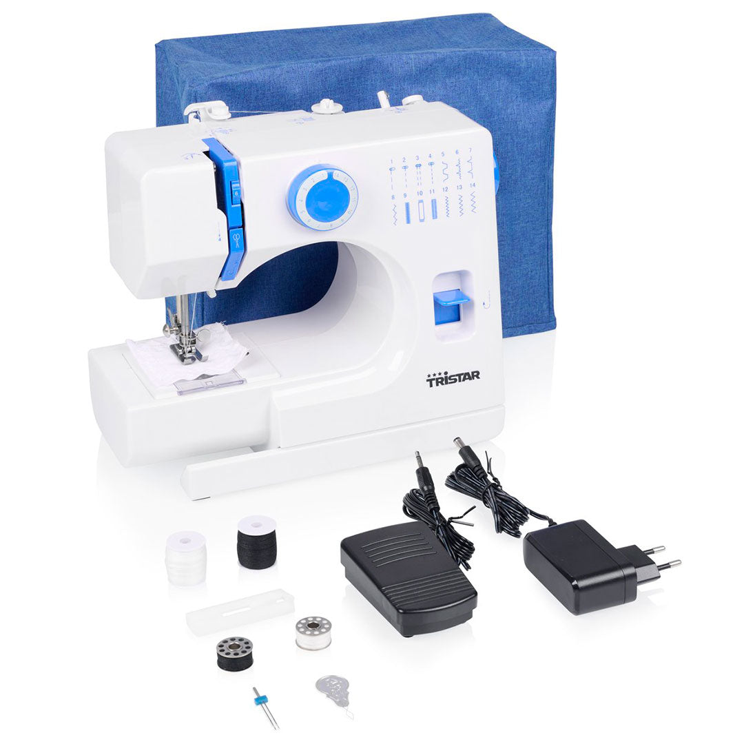 Máquina de Costura Tristar SM6003 | 14 programas, Braço livre, LED