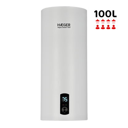 Termoacumulador HAEGER Aqua Smart 100 | 100L, 2000W, Classe C