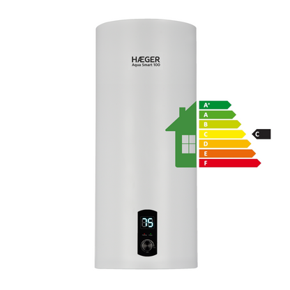 Termoacumulador HAEGER Aqua Smart 100 | 100L, 2000W, Classe C