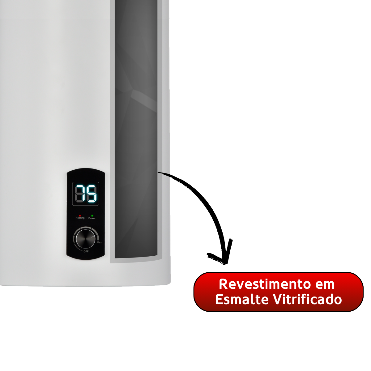 Termoacumulador HAEGER Aqua Smart 100 | 100L, 2000W, Classe C