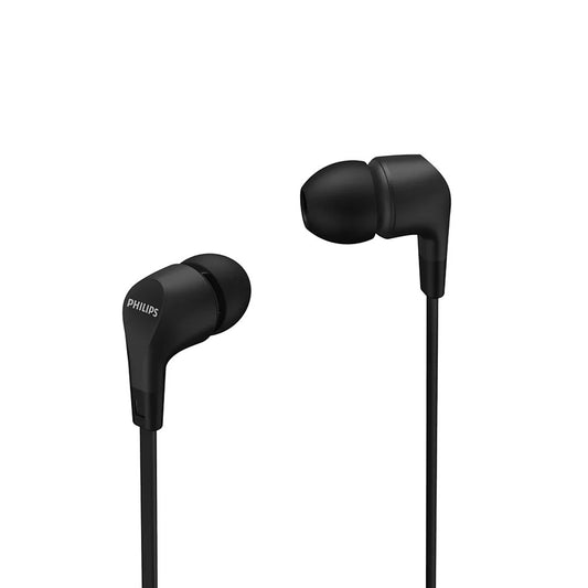 Auscultadores Philips TAE1105BK | In-ear, Com Fios, Preto