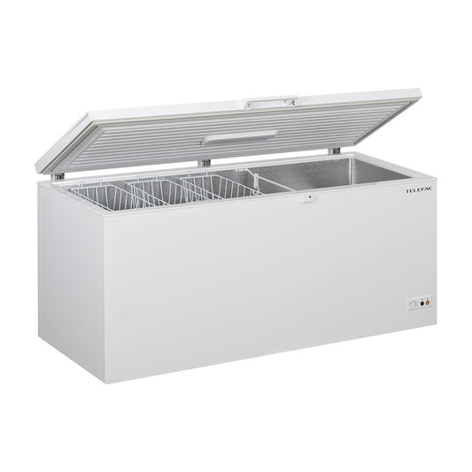 Arca Horizontal Telefac TCA626L | 600L, Duas temperaturas, Fechadura