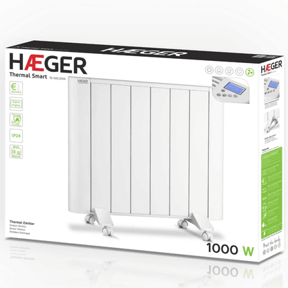 Emissor Térmico Haeger Thermal Smart | 1000 W, IP24, Programável