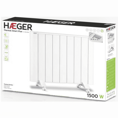 Emissor Térmico Haeger Thermal Smart Plus | 1500W, Temporizador Semanal, IP24