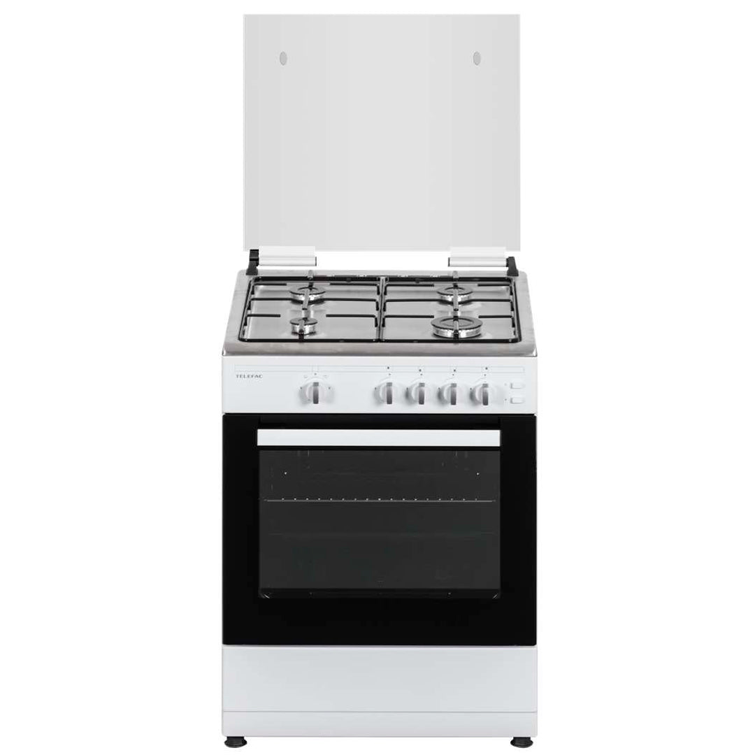 Fogão a Gás TELEFAC TFF6662B | 4 queimadores, forno a gás, 55L