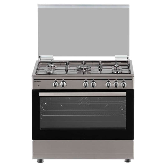 Fogão a Gás TELEFAC TFF9062XEP2 | 5 queimadores, Forno Elétrico, 98L