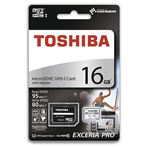 Cartão de Memória Toshiba Micro SDHC 16GB | Classe 10, Branco