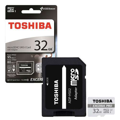 Cartão de Memória Toshiba MicroSDHC 32GB | Classe 10, Branco