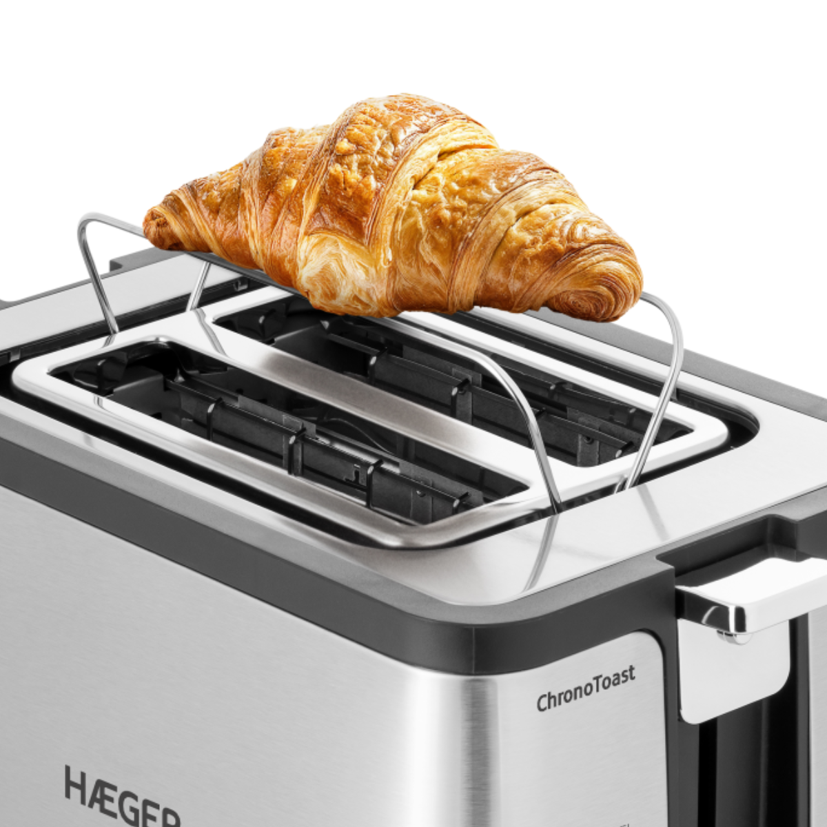 Torradeira HAEGER Chronotoast | 2 Ranhuras, Display Led, 800w
