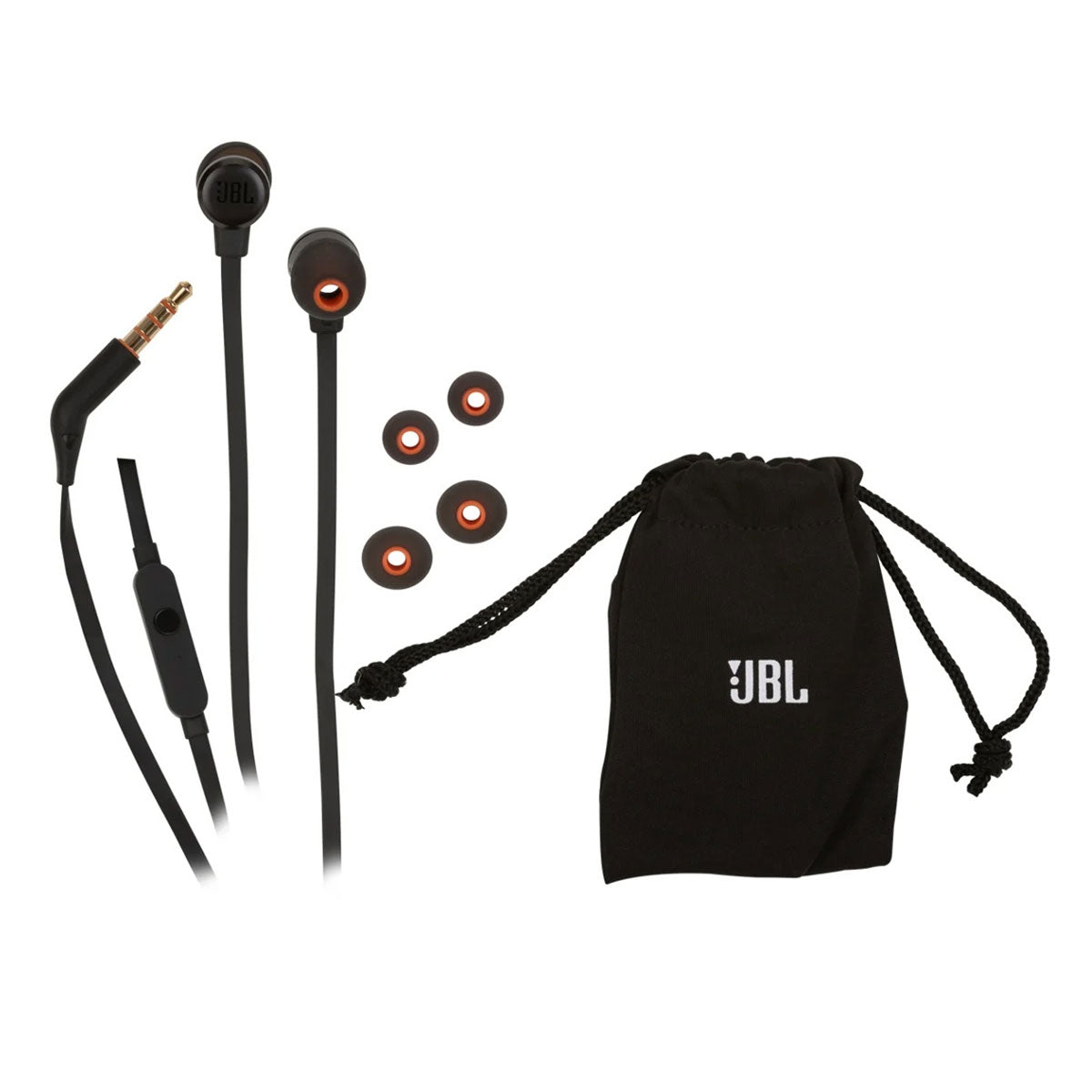 Auricular JBL T290 | Preto, In-ear, Jack 3.5mm, JBL Pure Bass