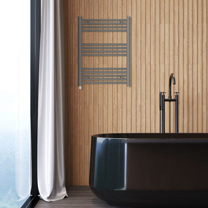 Toalheiro Elétrico Haeger Family Warm Grey 80x60 cm | 300 W, Cinzento